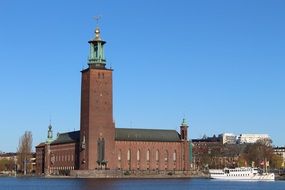 Town hall building in Stockholm city