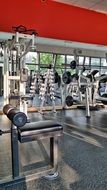 Big fitness room