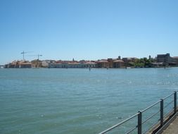 city on the river in venice