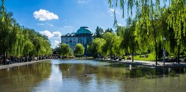 Picturesque park in Stockholm