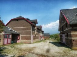 rural farm buildings and sheds in the Netherlands