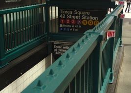 times square Subway station, usa, Manhattan, nyc