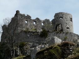 ruins of the knightly castle Ehrenberg