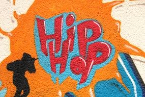 hiphop graffiti hauswand