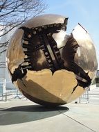 sphere monument, usa, nyc