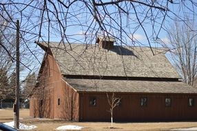 outside wood farm