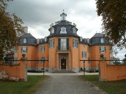 entrance to the palace in waghaeusel