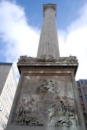 Monument to the Great Fire, view of the Doric column, uk, england, London