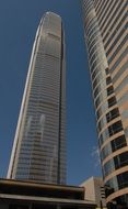 hong kong skyscrapers glass facades