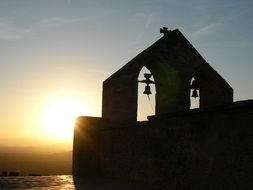 bell tower on the coast of Majorca