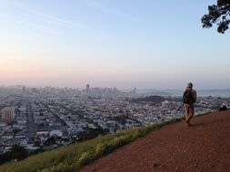 view from the observation deck of san francisco