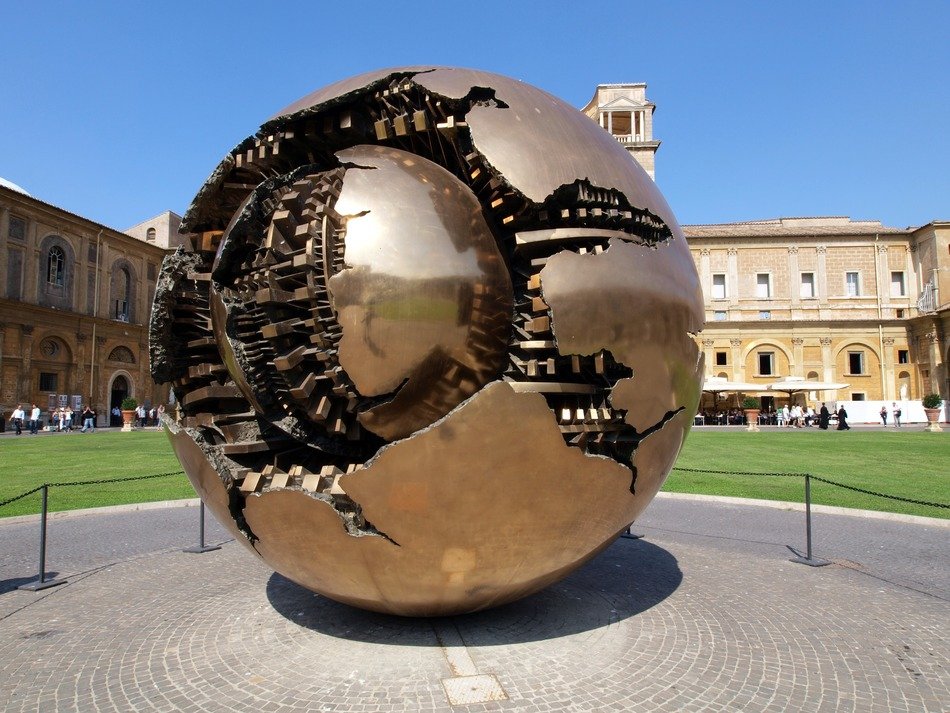 Vatican Golden Ball - a masterpiece of modern art