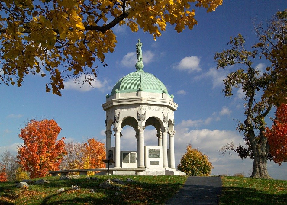 Autumn at antietam in Maryland