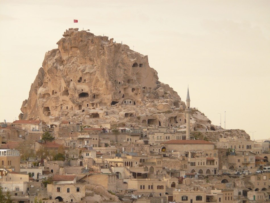 landscape of the uchisar city