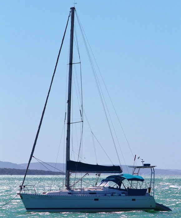 boat sailing in the sea