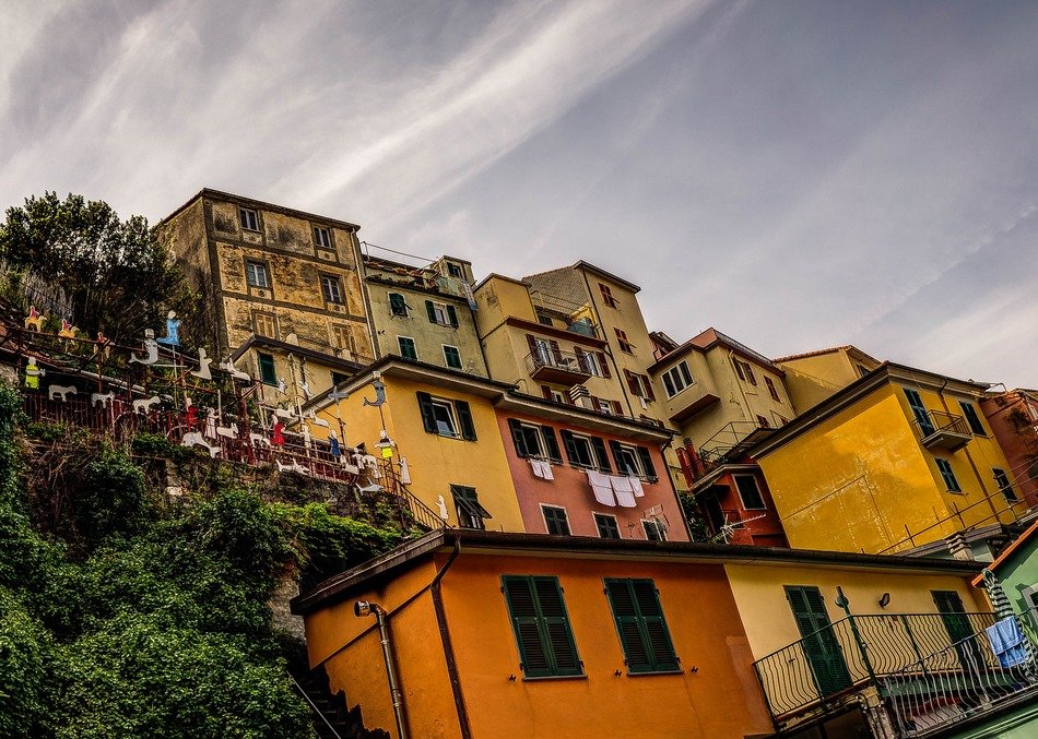 buildings on the amalfi coast