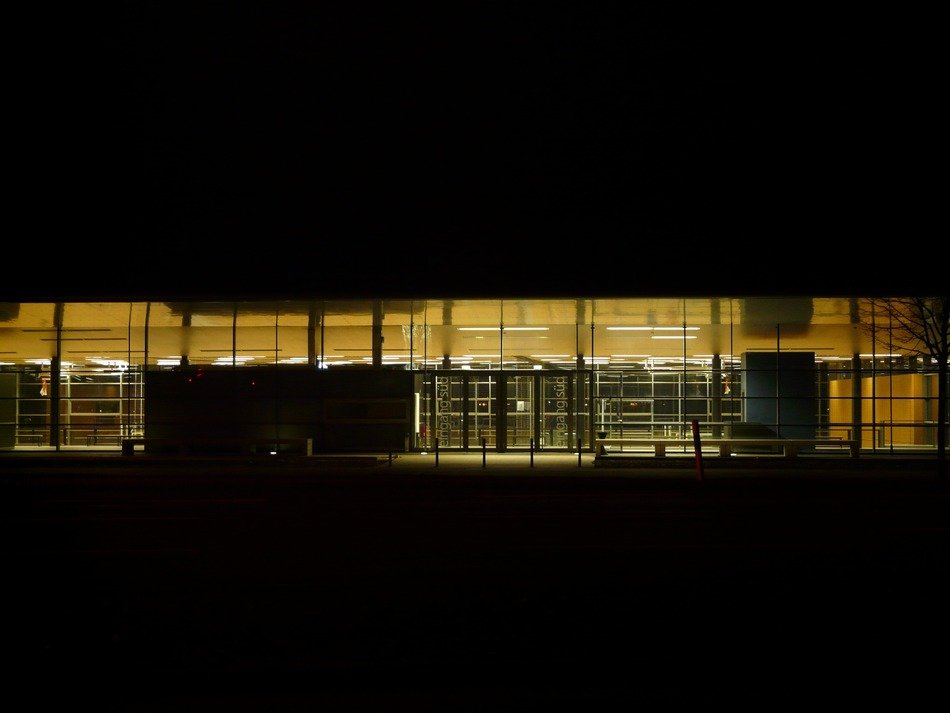 building of a sports hall