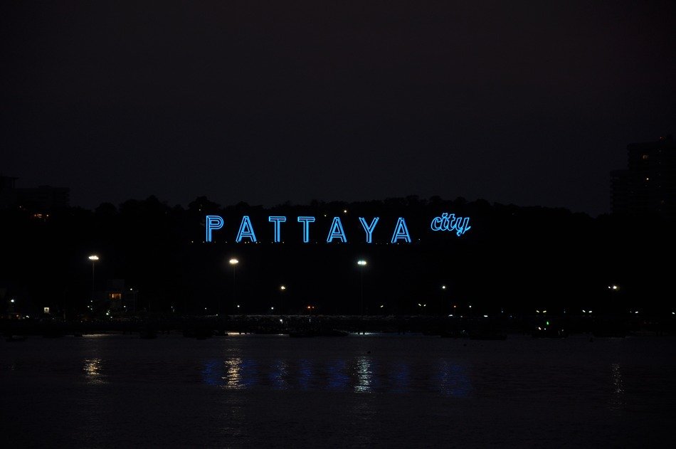 Pattaya city at night