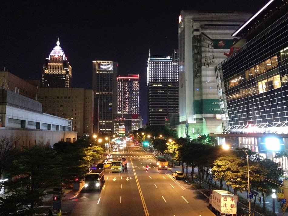 Taipei at night
