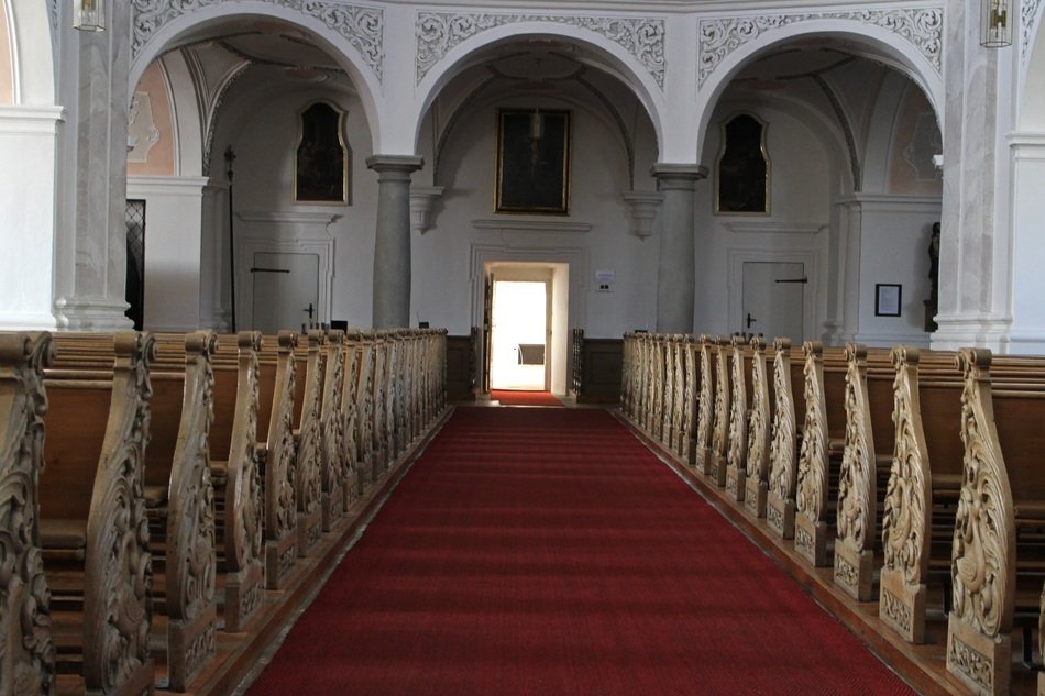 Inside of the church