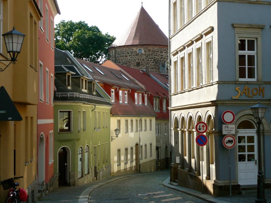 Narrow street in the bautzen