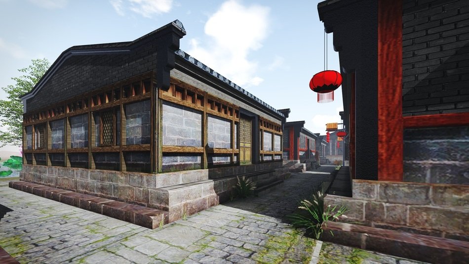 ancient town buildings in China