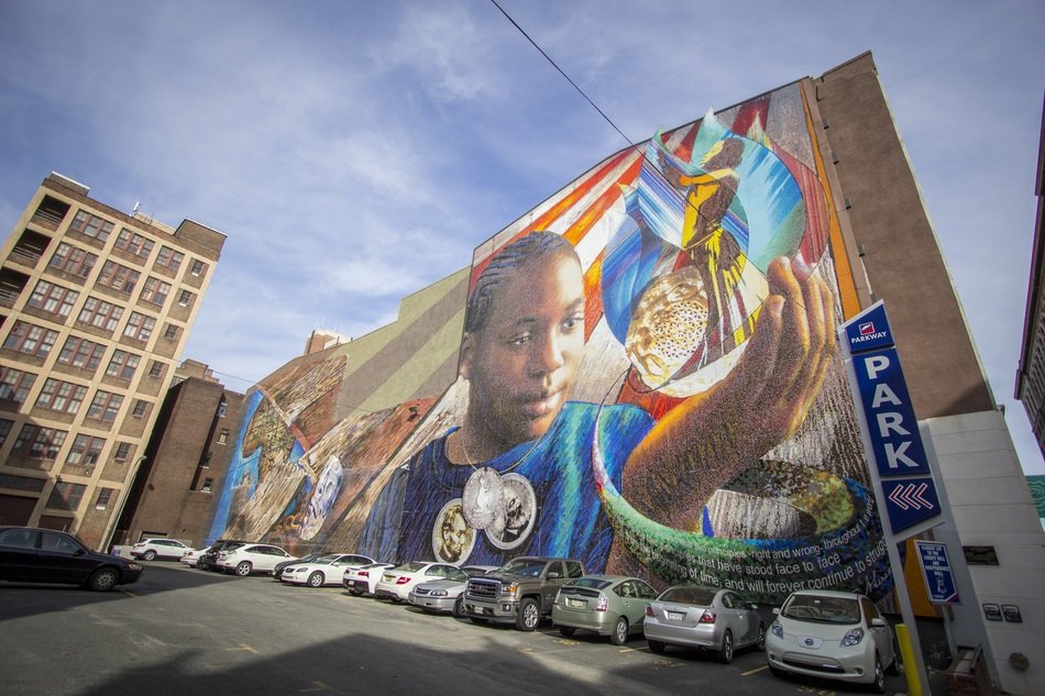 figure graffiti in Philadelphia