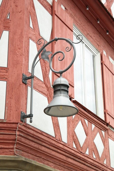lantern of town hall in weiblingen
