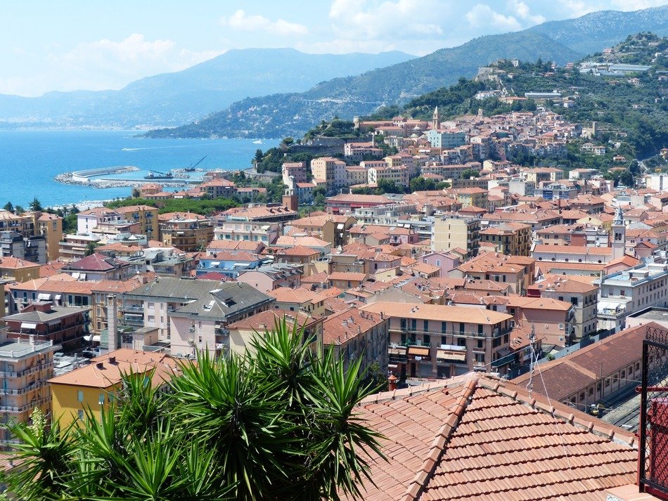 panorama of Ventimiglia