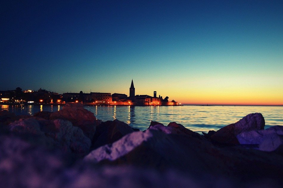 Croatia in the night
