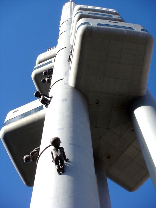 Zizkov TV Tower in Prague