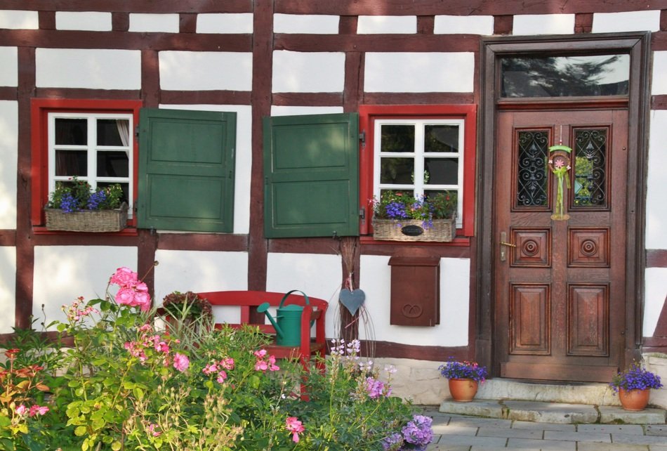 Front door of the Fachwerkhaus