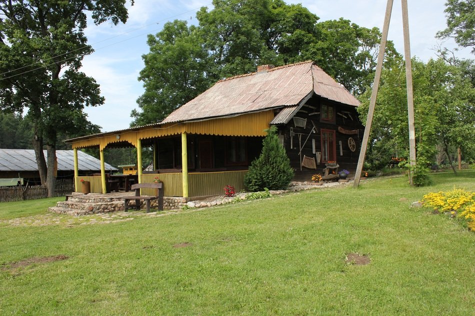wooden house with an open veranda