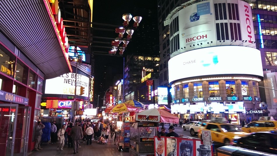 Times Square in night New York