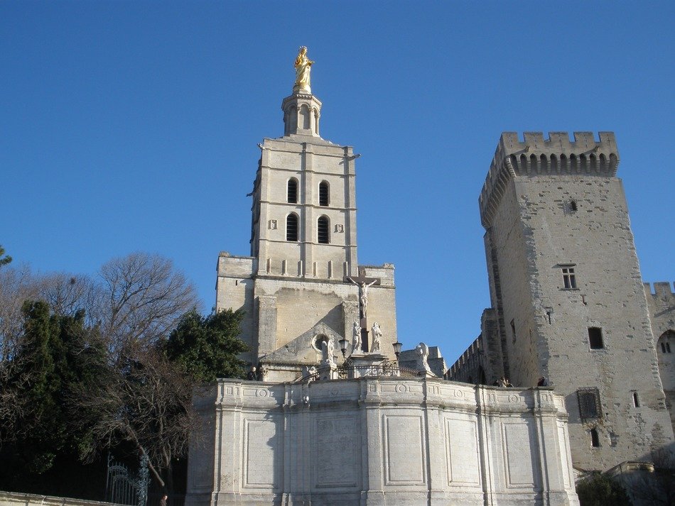 city fortifications in Carcassonne, France