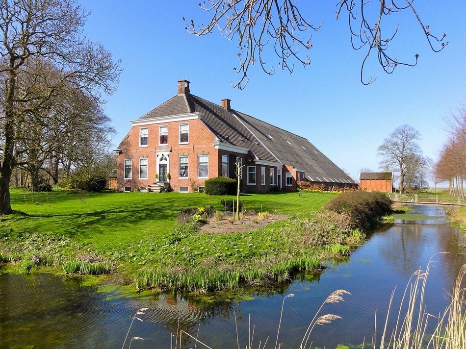 house in countryside of Netherlands
