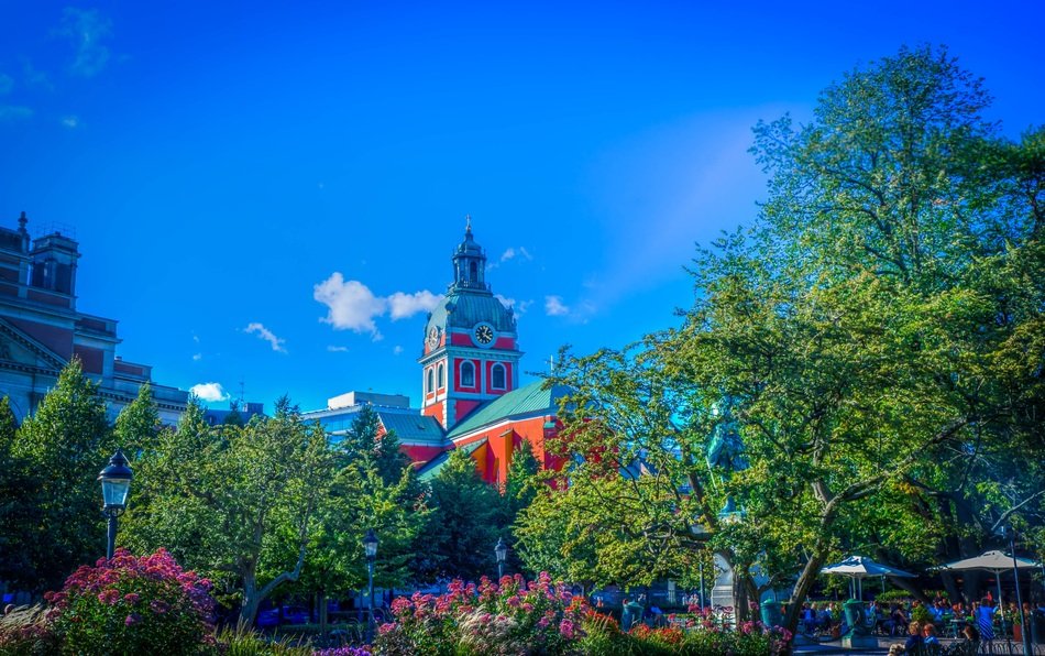 Scenic landscape of Stockholm, sweden