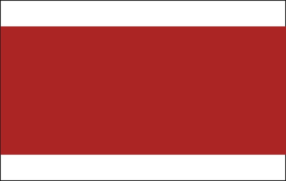 Red lamp pole