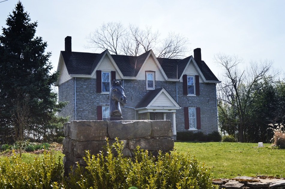 haunted house at park, usa, kentucky, cynthiana