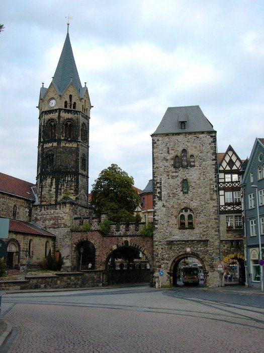 tower and church in eisenach