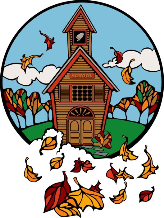 image of a house in fall