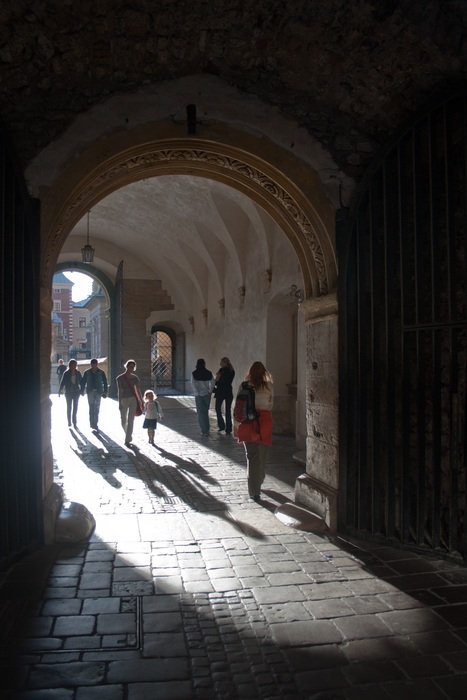 people gated cloister