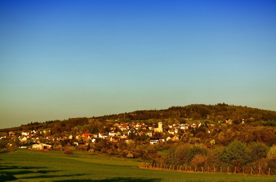 view of the village in Germany
