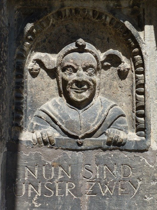 stone figure in NÃ¶rdlingen, Germany
