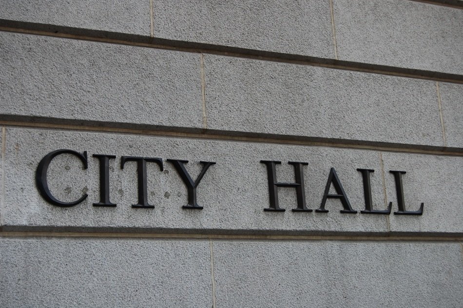 city hall text