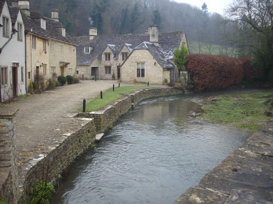 creek near the house