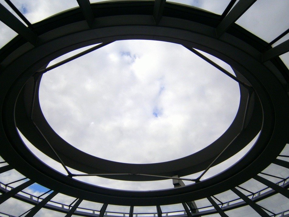 glass dome in Berlin Germany