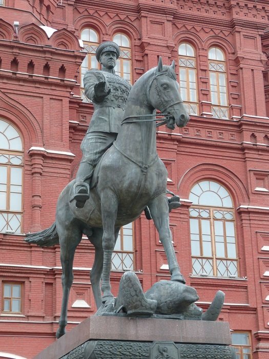 General monument near the Kremlin in Moscow