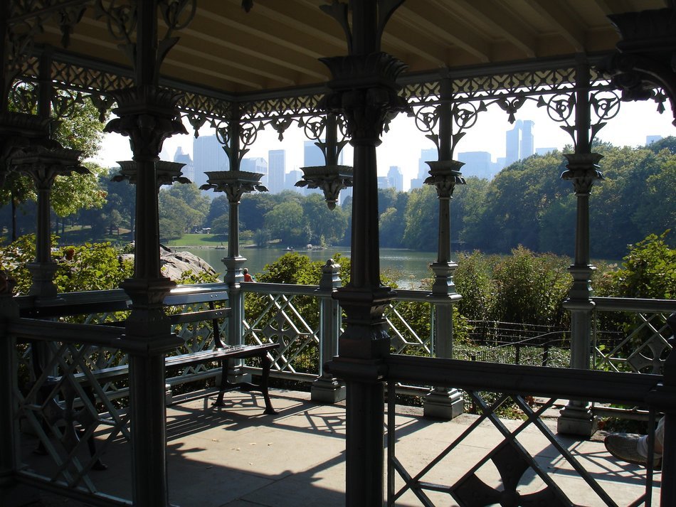 gazebo in Central Park in New York City