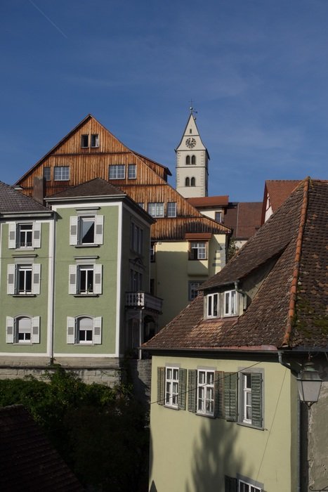 architecture of the Old city in meersburg